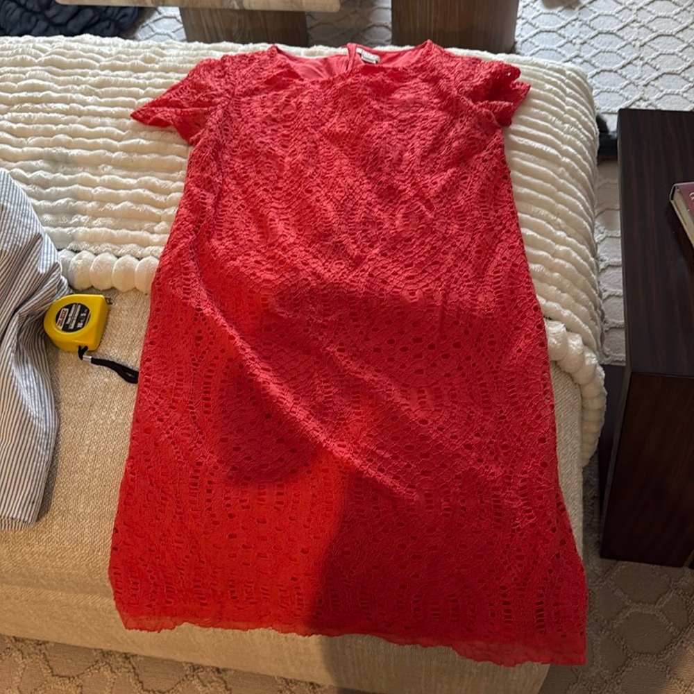 Coral dress